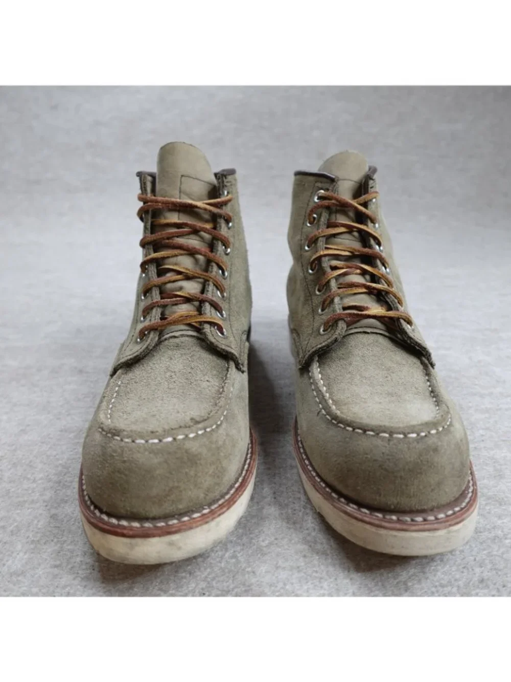 Red Wing Boots 8.5 Gray Suede Roughout 8139 Nigel Cabourn 2010